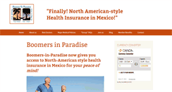 Desktop Screenshot of boomers-in-paradise.org